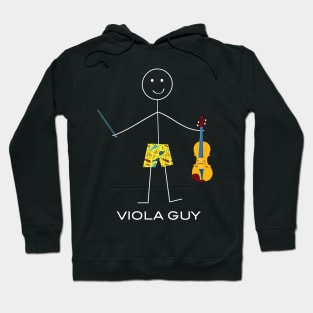 Funny Mens Viola Guy Hoodie